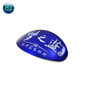 Good Quality ultra Thin Aluminum Brushing <strong>Grape</strong> Metal <strong>Badge</strong> - Product Image 3
