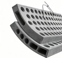 Maille de tamis de concasseur grande taille sur mesure usinée |   Pièces de machines minières résistantes à l'usure de grande taille OEM/ODM