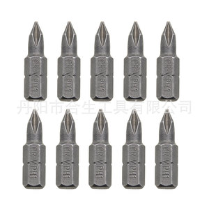 Jeu de tournevis Phillips Mr Drill, embouts de 25 mm, qualité industrielle, finition oxyde noir, tête de tournevis standard - Product Image 3