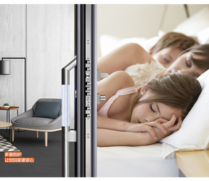 家用旋转防火室内现代金属入口钢制防盗门 - Product Image 6