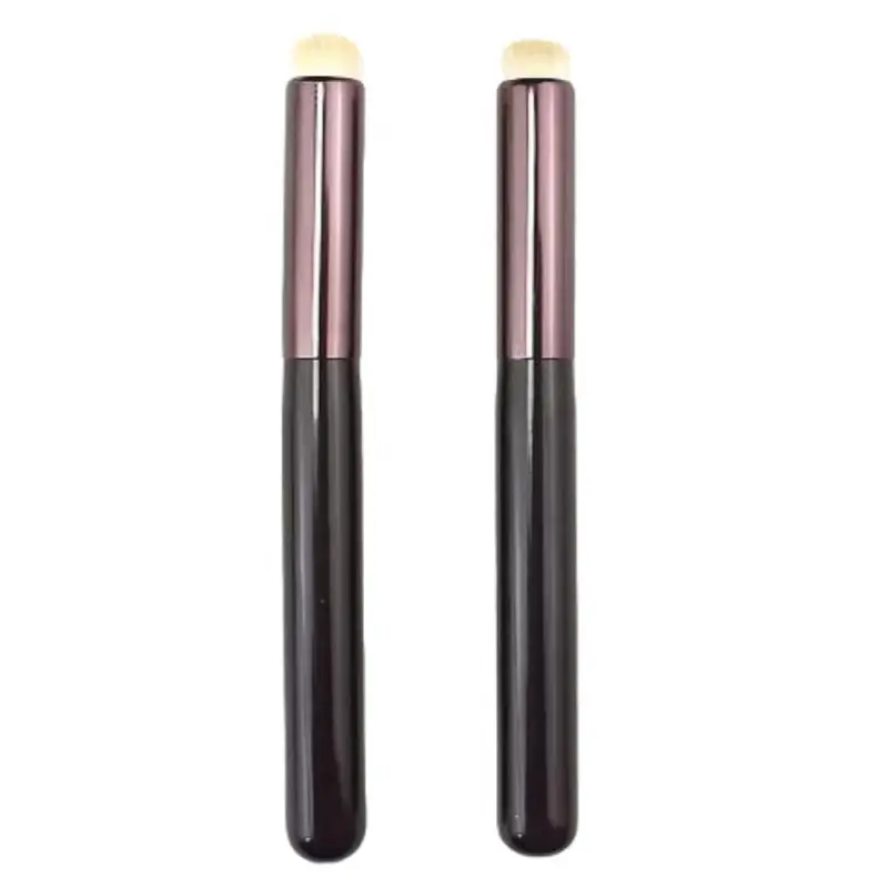 2023 hot products Concealer brushes pennello per lucidalabbra pennello cosmetico telescopico a due teste con guscio di depolverazione