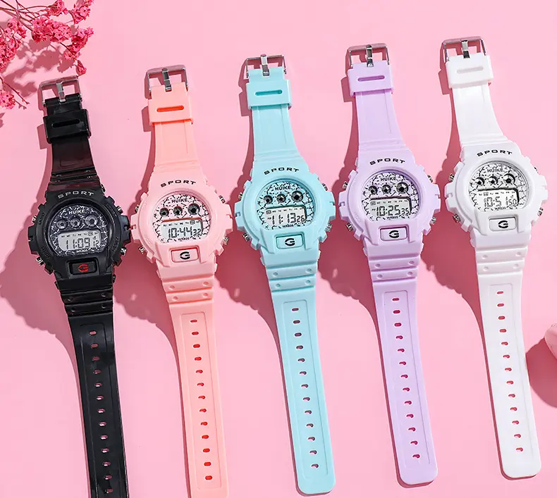 New ins style Korean version simple Unicorn watch student sports waterproof electronic watch