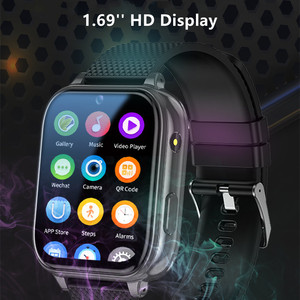 ساعة يد إلكترونية للأطفال مقاومة للماء بشاشة لمس من ماكستوب ساعة يد بكاميرا SOS للأطفال ساعة يد ذكية للأطفال بنظام أندرويد مزودة ببطاقة SIM وتقنية الواي فاي للألعاب ساعة يد ذكية للأطفال من الجيل الرابع - Product Image 2