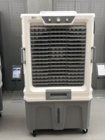 Refroidisseur d'air évaporatif industriel 150L |   Ventilateur de refroidissement portable commercial puissant de 700 W |   Glacière d'extérieur au prix d'usine