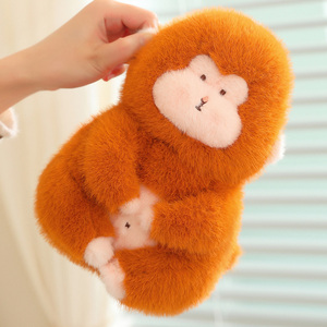 Lindo y cómodo tridimensional forma <span class=keywords><strong>mono</strong></span> <span class=keywords><strong>babuino</strong></span> animal peluche regalo de Navidad decoración del hogar - Product Image 4