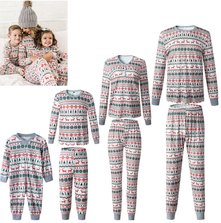 Семейная Рождественская Пижама, Детская Пижама, детская одежда для сна