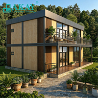 AKAY - Maison conteneur portable à faible coût, pliable, préfabriquée, modulaire, en panneaux sandwich, structures en acier, pour bureaux