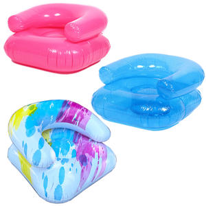 Venta caliente Blow up Kids Child Baby Beach Air Couch Love Sofa Sillas de esquina inflables y sofás Tantra Sofá Silla Tumbona para piscina - Product Image 3