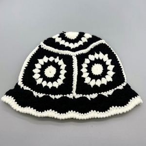 Chapeau Bob Tricoté Main Doux en Crochet Floral pour l'Hiver, Unisexe, Idéal Pêche et Voyage Décontracté - Product Image 2