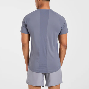 Nouveau T-shirt Homme Slim Fit Sportif Uni Tricoté Léger à Manches Courtes Écologique Respirant Séchage Rapide pour Activités de Plein Air - Product Image 2