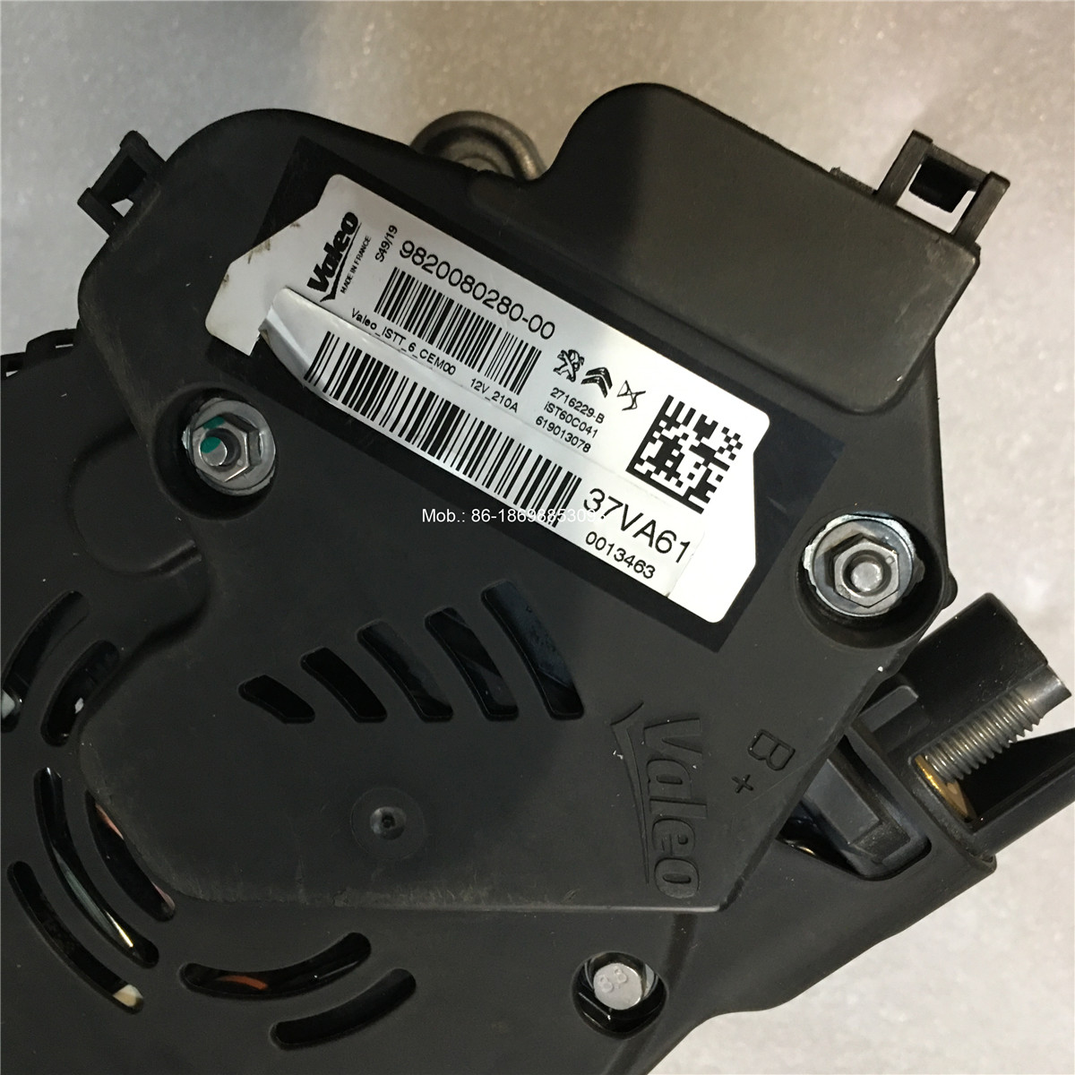 100% Genuine Alternator for Citroen 9820080280 - Valeo IST60C041