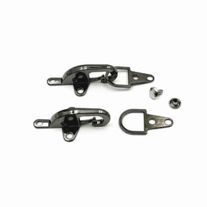 Nautischer Feuerwehr mann verschluss mit <span class=keywords><strong>D</strong></span>-Ring Nickel Antik Messing Druckknopf verschluss Nickel freie Garmant Jacke Firemans Mantel verschlüsse - Product Image 2