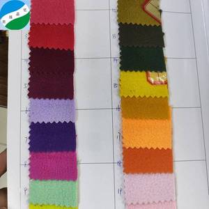 Stocklots de tissu simple face <span class=keywords><strong>polaire</strong></span> velours flanelle teint stock de tissu pour tissu - Product Image 2