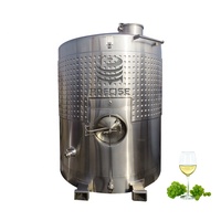 Réservoir à vin de haute qualité réservoir de stockage de vin en acier inoxydable réservoirs de fabrication de vin équipement de fermentation