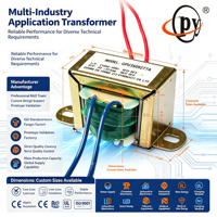 Transformateur de puissance toroïdal Flyback PYJ DC12V AC18V-380V 500W, enroulement en aluminium et cuivre, monophasé 50/60Hz, modules de charge rapide