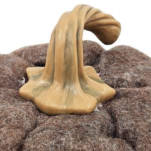 DB Lot de 3 ornements de citrouille marron 8.3x8.3x5.5 \ "Décoration de table pour la récolte des vacances Festival d'automne et Thanksgiving - Product Image 5