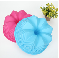 Moule en silicone pour gâteau en forme de château de qualité alimentaire outil de cuisson de gâteau de décoration réutilisable