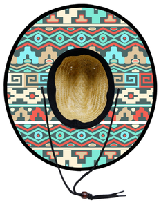 Polynésie Tribal Safari Paille Sombrero Surfeur Extérieur Plage Soleil Protéger Chapeaux De Paille Large Bord Hommes - Product Image 3