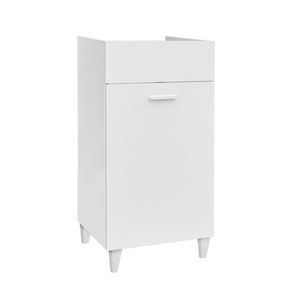 Mueble de Baño con Cajón y Puerta, 43 x 47.5 cm, Acabado Blanco - Product Image 1