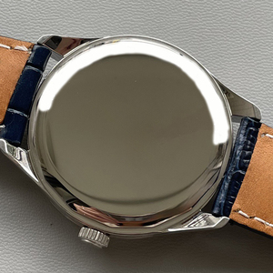 Montre mécanique pour homme en acier inoxydable de luxe, best-seller, étanche, bracelet de 20 mm à motif crocodile, bleu foncé - Product Image 6