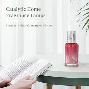 Diffuseur de parfum aromatique en verre 400 ml pour huiles essentielles, lampe catalytique à mèche, brûleur à allumage catalytique, <span class=keywords><strong>feu</strong></span> toutes saisons - Product Image 2