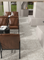 Carreaux de moquette modernes réversibles Tapis carré en nylon imprimé classique avec revêtement de sol rectangle polyvalent en polyester PP