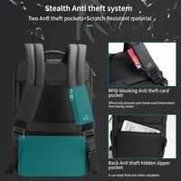 Sac à dos étanche pour ordinateur portable, ouverture à 180°, idéal pour le bureau et les affaires, vente en gros directe usine