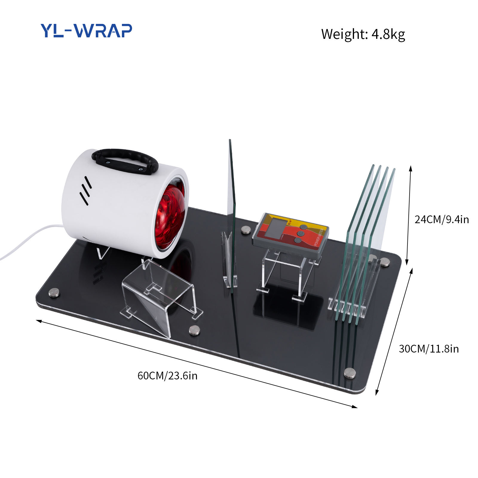 Kit d'essai 110V avec compteur de puissance infrarouge 1pc