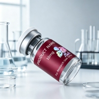 Étiquettes personnalisées de haute qualité 3 ml 10 ml pour les boîtes d'emballage de peptides