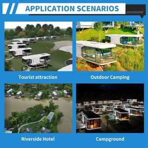 บ้านสำเร็จรูปโครงสร้างเหล็กแบบแคปซูล 2 ห้องนอน ดีไซน์ทันสมัยสำหรับครอบครัวขนาดเล็ก ติดตั้งง่าย - Product Image 3