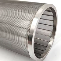 Tubes de filtre de fil de cale de haute précision avec la mini fente Tube d'écran de cale d'acier inoxydable 304 316L