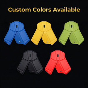 MOMO TECH Ultra thin custom brand logo OEM Imprint easy carry outdoor portable business gift foldable origami wireless <b>mouse</b> - Product Image 2