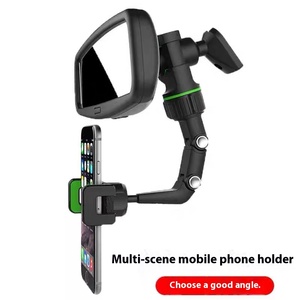 Xe Bảng điều khiển snap-in Navigation Khung xoay ABS gương chiếu hậu điện thoại di động chủ với HUD Clip lười biếng người đàn ông thiết kế - Product Image 4