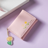 Motif kartun cantik dompet multiwarna tas kartu kulit kustom dompet tas kartu PU untuk wanita anak perempuan