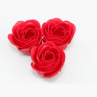 Vente en gros d'usine de roses artificielles en savon colorées, 33 couleurs, 50 pièces/boîte, bricolage, mariage, fête, Saint-Valentin, fête des mères