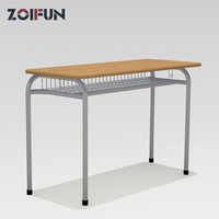 Offre Spéciale : Mobilier Scolaire – Bureau et Chaise en Bois à Deux Places pour Étudiants – Tables et Bancs Doubles pour Salles de Classe