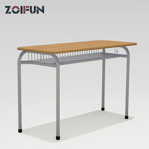 Muebles Escolares en Oferta, Escritorio y Silla de Madera para Estudiantes con Dos Asientos, Mesas y Bancos Dobles para Aula - Product Image 5