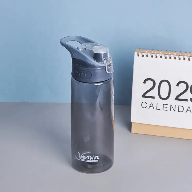 Новое поступление, Спортивная пластиковая бутылка для воды с откидной крышкой без бисфенола А с логотипом