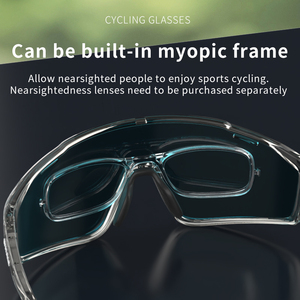 Gafas de Ciclismo Antivaho Nano con Marco TR90 y Lentes de PC UV400, Gafas Deportivas Resistentes al Viento para Ciclismo de Carretera y Montaña - Product Image 3