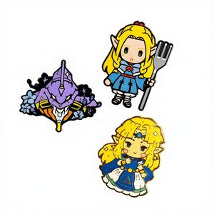 Custom Cast Soft Enamel Lapel <b>Pins</b> <b>Cute</b> Design Metal Badges with Gold-Plated Finish for Advertising & Holiday Gifts - Product Image 2