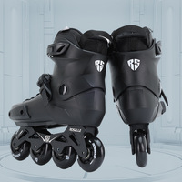 Chaussures de patinage de vitesse professionnelles pour hommes et femmes, patins à roulettes à quatre roues, patins à roulettes en ligne pour adultes