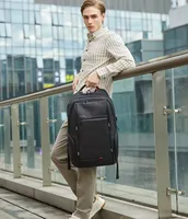 Mochila Ejecutiva 2025, Gran Capacidad, Impermeable, para Portátil, para Hombre, Bolsa de Viaje