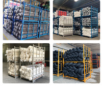 Chariot de manutention pliable sur mesure, chariot mobile robuste pour le tri express des marchandises, équipement de stockage logistique à grille
