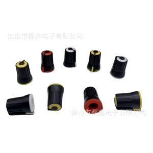 ฝาครอบปุ่มพลาสติก Leixin ขนาด 6 มม. สำหรับปุ่มควบคุมโพเทนชิโอมิเตอร์แบบหมุนครึ่งแกน สำหรับอุปกรณ์เสียง - Product Image 4