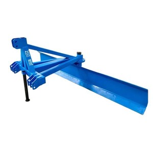 Charrue de nivellement des terres agricoles bleue, lame de déchaumage suspendue pour tracteur, haute productivité - Product Image 1