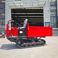 1,5 Tonnen Euro 5 Diesel Mini-Raupendumper mit Gummiketten, Neu, Linkslenker für Bau- und Obstgarten-Transport