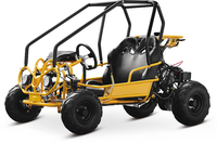 Kart à pédales Kandi 125cc, deux places, tout-terrain, buggy des dunes pour enfants, moteur 4 temps