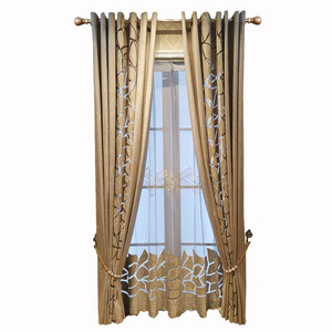 <span class=keywords><strong>Rideaux</strong></span> Voilages en Velours Brodés à Découpe Laser Modernes Nordiques de Luxe en Gros pour Fenêtres de Maisons, Hôtels et Salons - Product Image 6