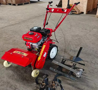 Désherbeuse rotative mini haute puissance 2/4 roues motrices, moteur diesel/essence, pour désherbage agricole et de pelouses, machine à rouler, fabrication chinoise