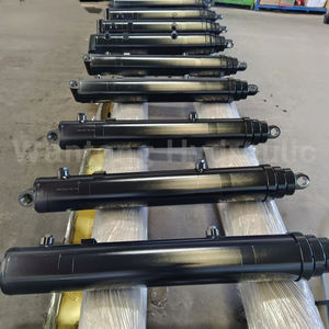 Silinder kerekan hidrolik teleskopik aksi ganda pengangkat goresan panjang banyak tahap Harga Bagus Untuk truk sampah - Product Image 4